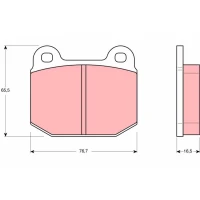 Brake pads for disc brakes