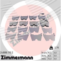 Brake pads for disc brakes