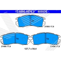 Brake pads for disc brakes