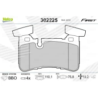 Brake pads for disc brakes