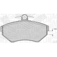 Brake pads for disc brakes