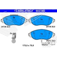 Brake pads for disc brakes