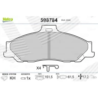 Brake pads for disc brakes