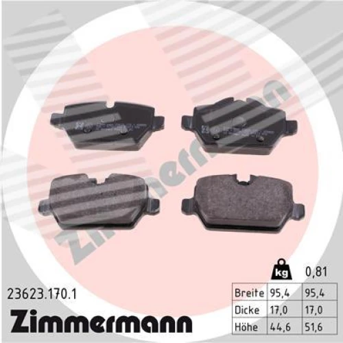 BRAKE PADS FOR DISC BRAKES - 0