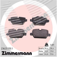 Brake pads for disc brakes