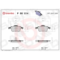 Brake pads for disc brakes