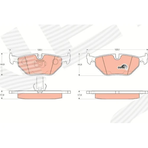 BRAKE PADS FOR DISC BRAKES - 0