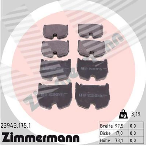 BRAKE PADS FOR DISC BRAKES - 0