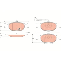 Brake pads for disc brakes