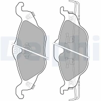 Brake pads for disc brakes