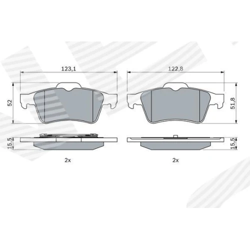 BRAKE PADS FOR DISC BRAKES - 4