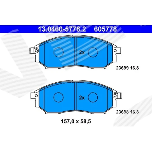 BRAKE PADS FOR DISC BRAKES - 0