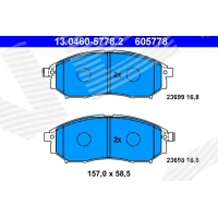 Brake pads for disc brakes