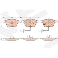 Brake pads for disc brakes