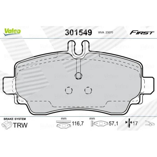 BRAKE PADS FOR DISC BRAKES - 0