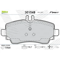 Brake pads for disc brakes