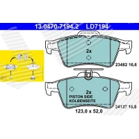 Brake pads for disc brakes