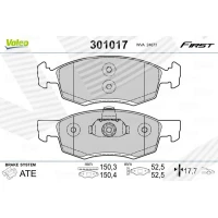 Brake pads for disc brakes