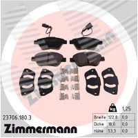 Brake pads for disc brakes