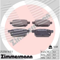 Brake pads for disc brakes