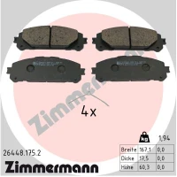 Brake pads for disc brakes