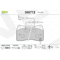 Brake pads for disc brakes