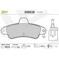 Brake pads for disc brakes