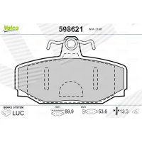 Brake pads for disc brakes