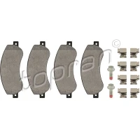 Brake pads for disc brakes