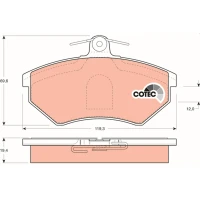 Brake pads for disc brakes