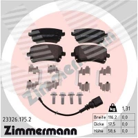 Brake pads for disc brakes