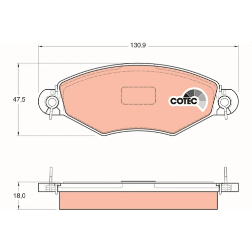 BRAKE PADS FOR DISC BRAKES - 0