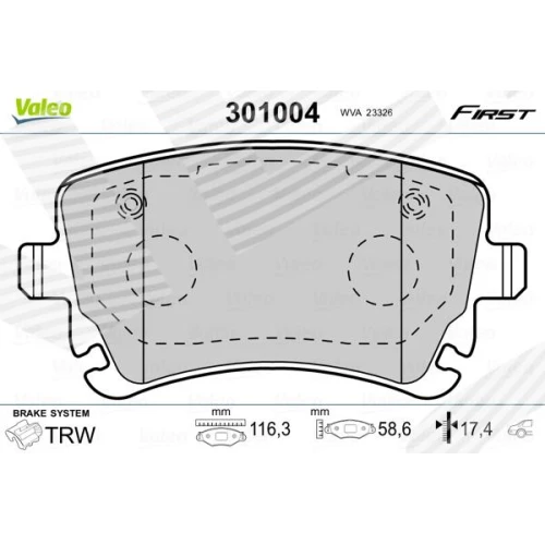 BRAKE PADS FOR DISC BRAKES - 0