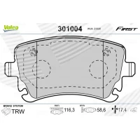 Brake pads for disc brakes