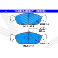 Brake pads for disc brakes