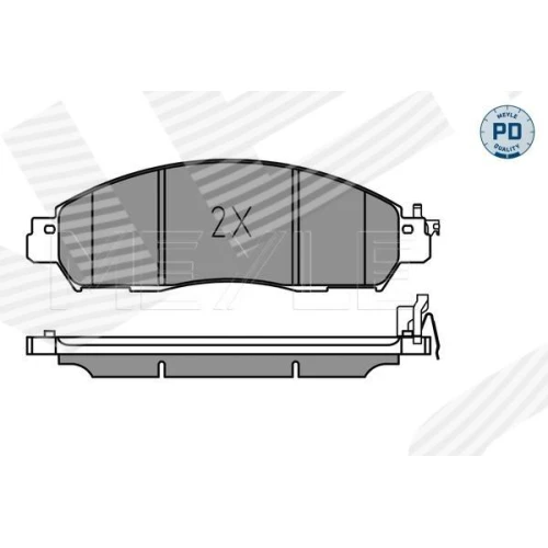 BRAKE PADS FOR DISC BRAKES - 0