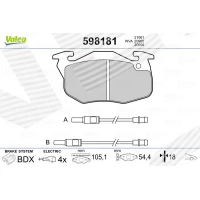 Brake pads for disc brakes