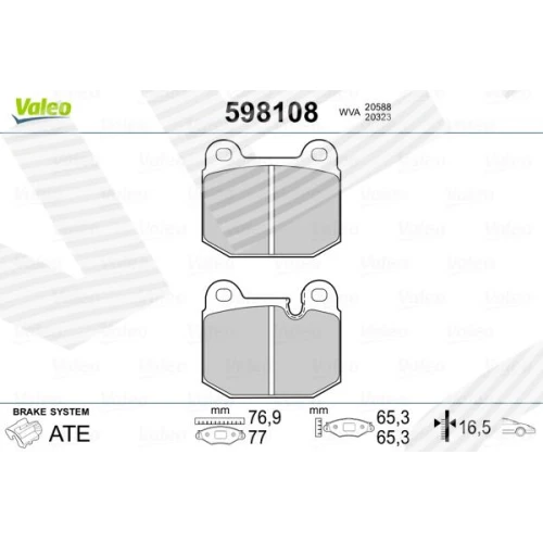 BRAKE PADS FOR DISC BRAKES - 0