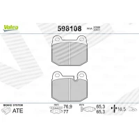 Brake pads for disc brakes