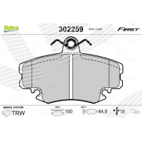 Brake pads for disc brakes