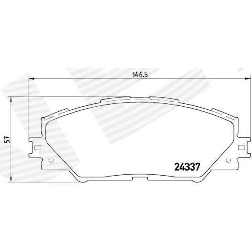 BRAKE PADS FOR DISC BRAKES - 0