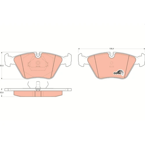 BRAKE PADS FOR DISC BRAKES - 0