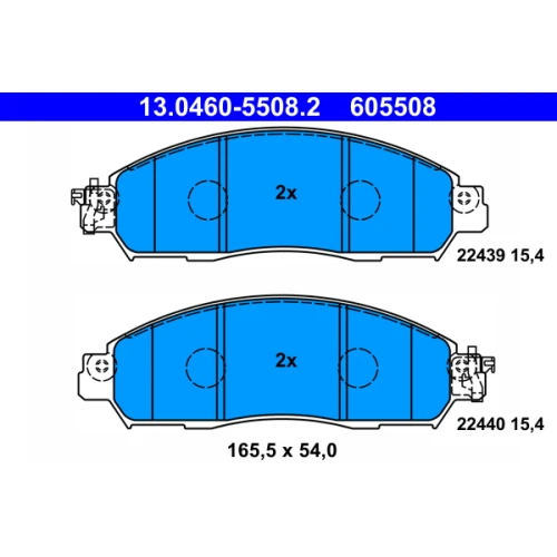 BRAKE PADS FOR DISC BRAKES - 0