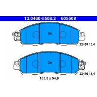 Brake pads for disc brakes