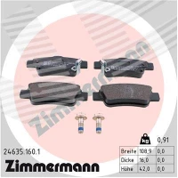 Brake pads for disc brakes