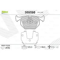 Brake pads for disc brakes