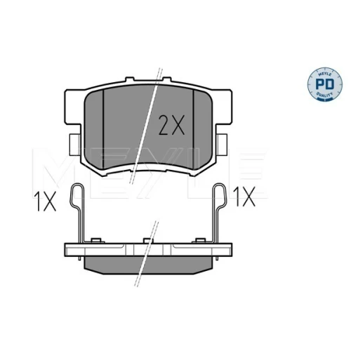 BRAKE PADS FOR DISC BRAKES - 1