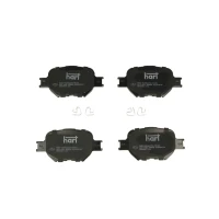 Brake pads for disc brakes