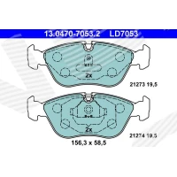 Brake pads for disc brakes