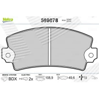 Brake pads for disc brakes